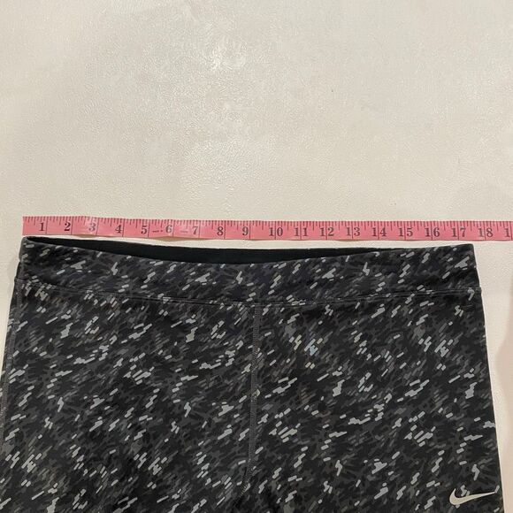 Nike Dri-Fit Men’s XL Compression Leggings Black Gray Patterned Tights - Picture 6 of 7